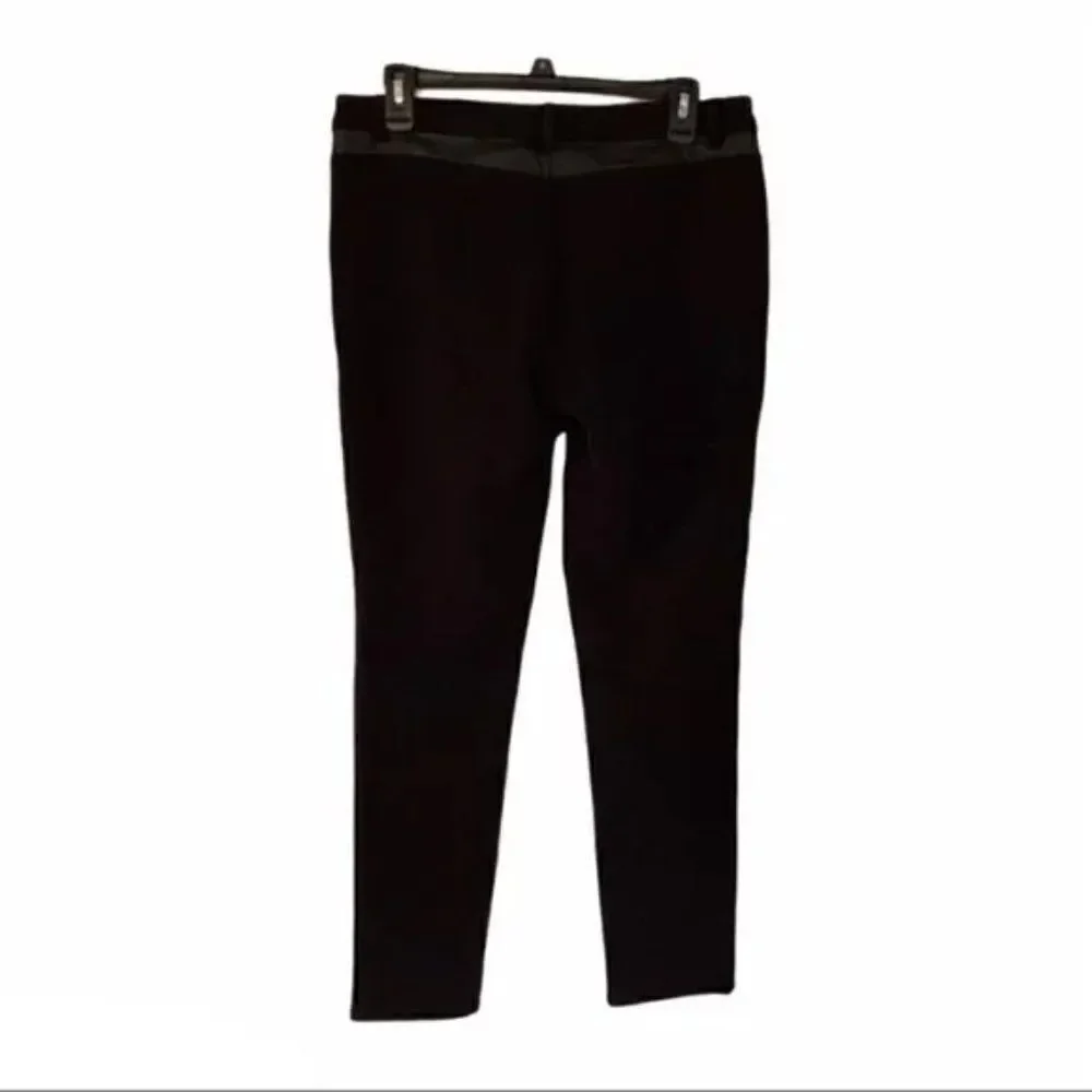 Michael Kors Faux Leather Front Pants size 6